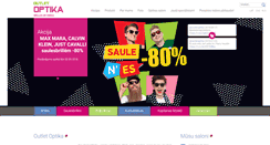 Desktop Screenshot of outletoptika.lv