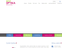 Tablet Screenshot of outletoptika.lv